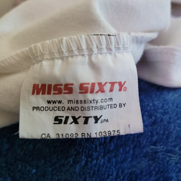 STUNNING SEQUINNED VINTAGE MISS SIXTY LARGE SLEEVELESS TOP - Picture 10 of 14